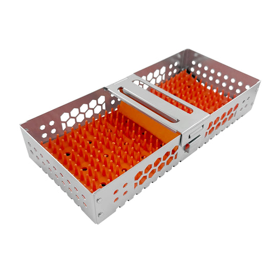 Open-Style Surgical Utility Cassette – Holds 7 Instruments, 8.1 × 3.7 × 1.4 in (205 × 93 × 35 mm)