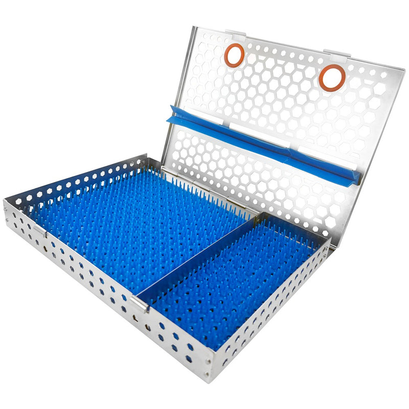 Surgical Cassette with Rack & Partition – Holds 15+ Instruments | Power Dental Group