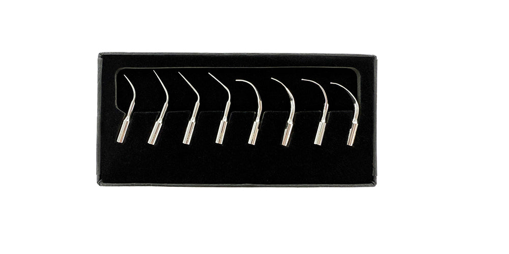 Piezo Scaler Tip Set – Satelec, Regular & Perio Deep (8 pcs)