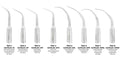 Piezo Scaler Tip Set – Satelec, Regular & Perio Deep (8 pcs)