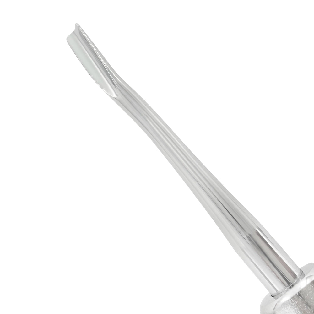 Close-up of 77R Elevator 4 mm outer-serrated working end