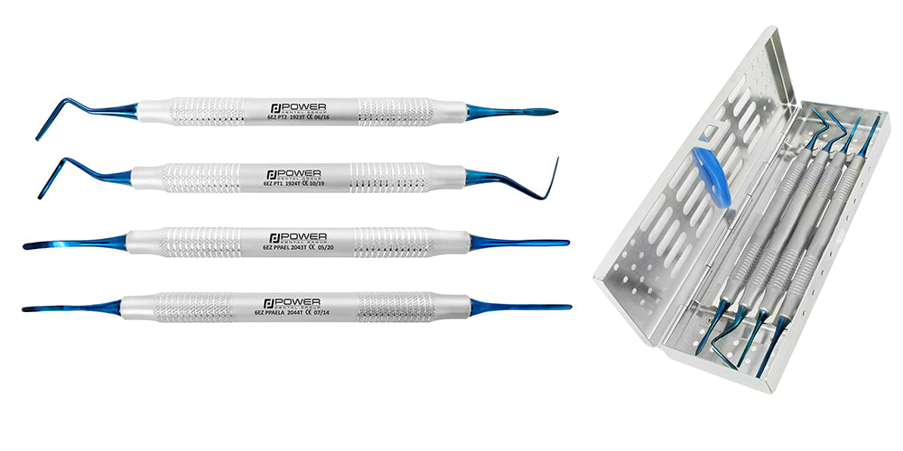 PERIOTOME SET (5 PCS) CODE: 9014 / BPT
1923T PERIOTOME PT2 BLUE COLOR COATED TIPS 1924T PE