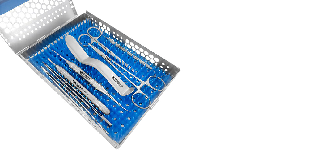 Basic Implant Surgery Kit – Set of 9 with Cassette