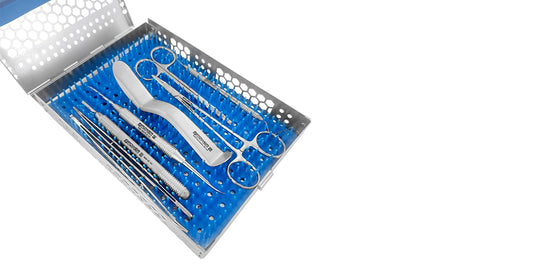 Basic Implant Surgery Kit – Set of 9 with Cassette