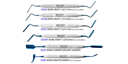 BONE GRAFT/ PACKER SET CODE:9032-BBG (6pcs)2033A BONE GRAFT PACKER 1.0/1.4 8-11-13-15-18