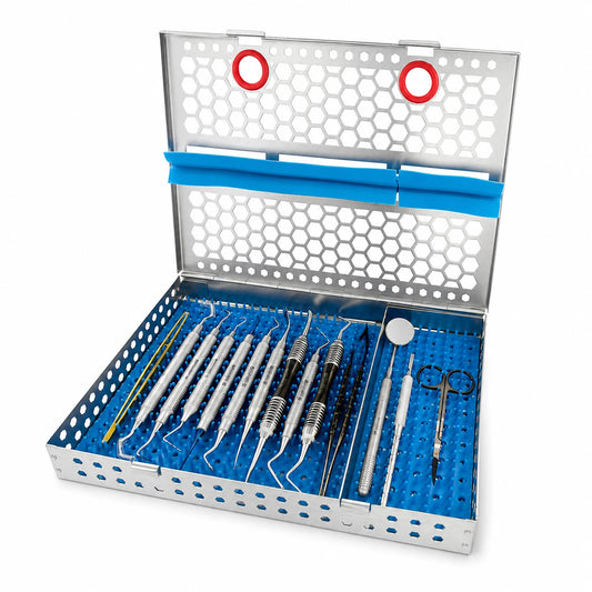 Dr. Sarah Balaster – Perio Implant Kit, Set of 14 with Cassette