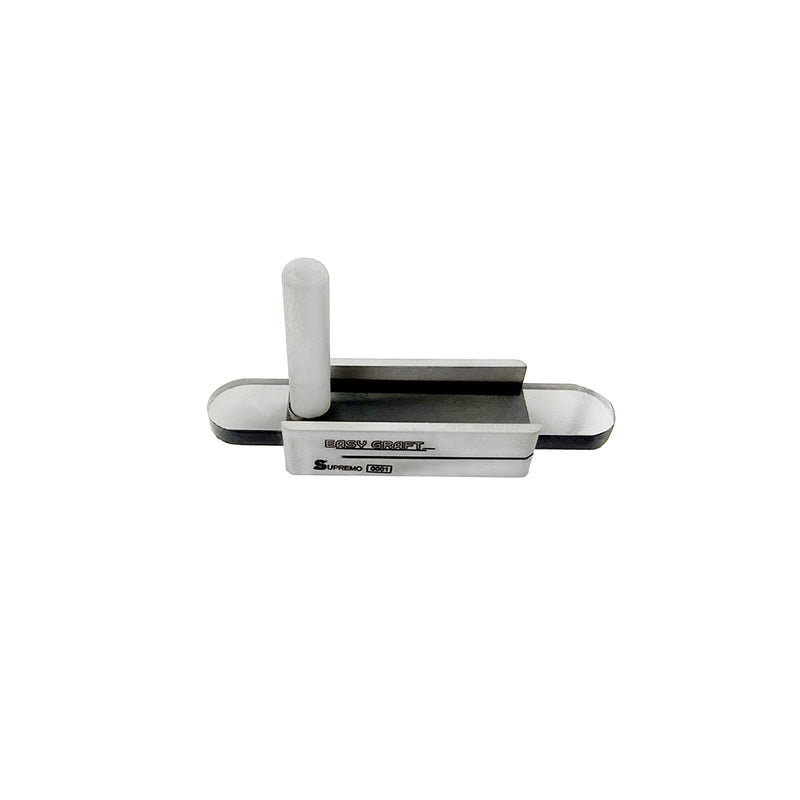 Stainless steel graft de-epithelialization device with positioning post and cutting guide