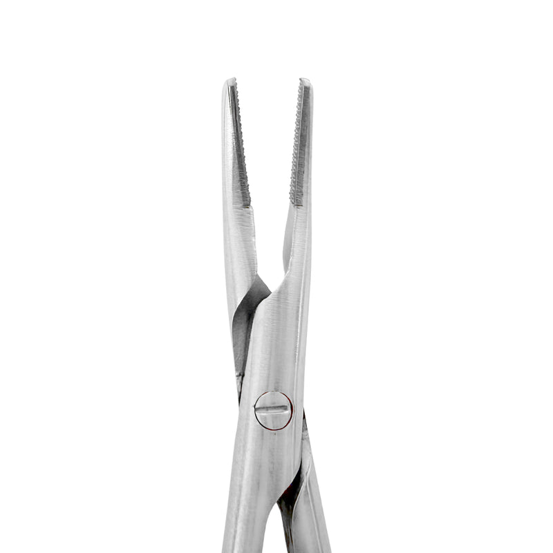 Supremo Castroviejo Needle Holder – 7.1 in (18 cm), Curved – Gold Edition