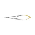 Supremo Castroviejo Needle Holder – 7.1 in (18 cm), Curved – Gold Edition