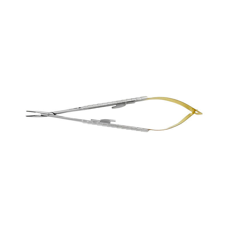 Supremo Castroviejo Needle Holder – 7.1 in (18 cm), Curved – Gold Edition