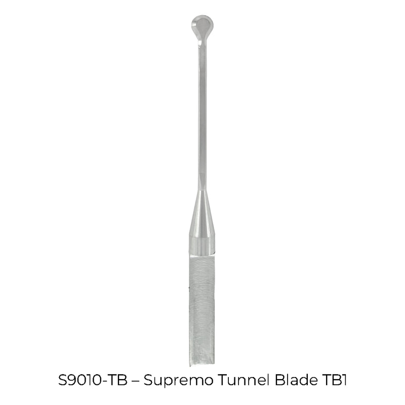 Supremo Tunnel Blade Kit – Aluminum Handle with TB1 or TB2 Micro-Blades (Box of 5)