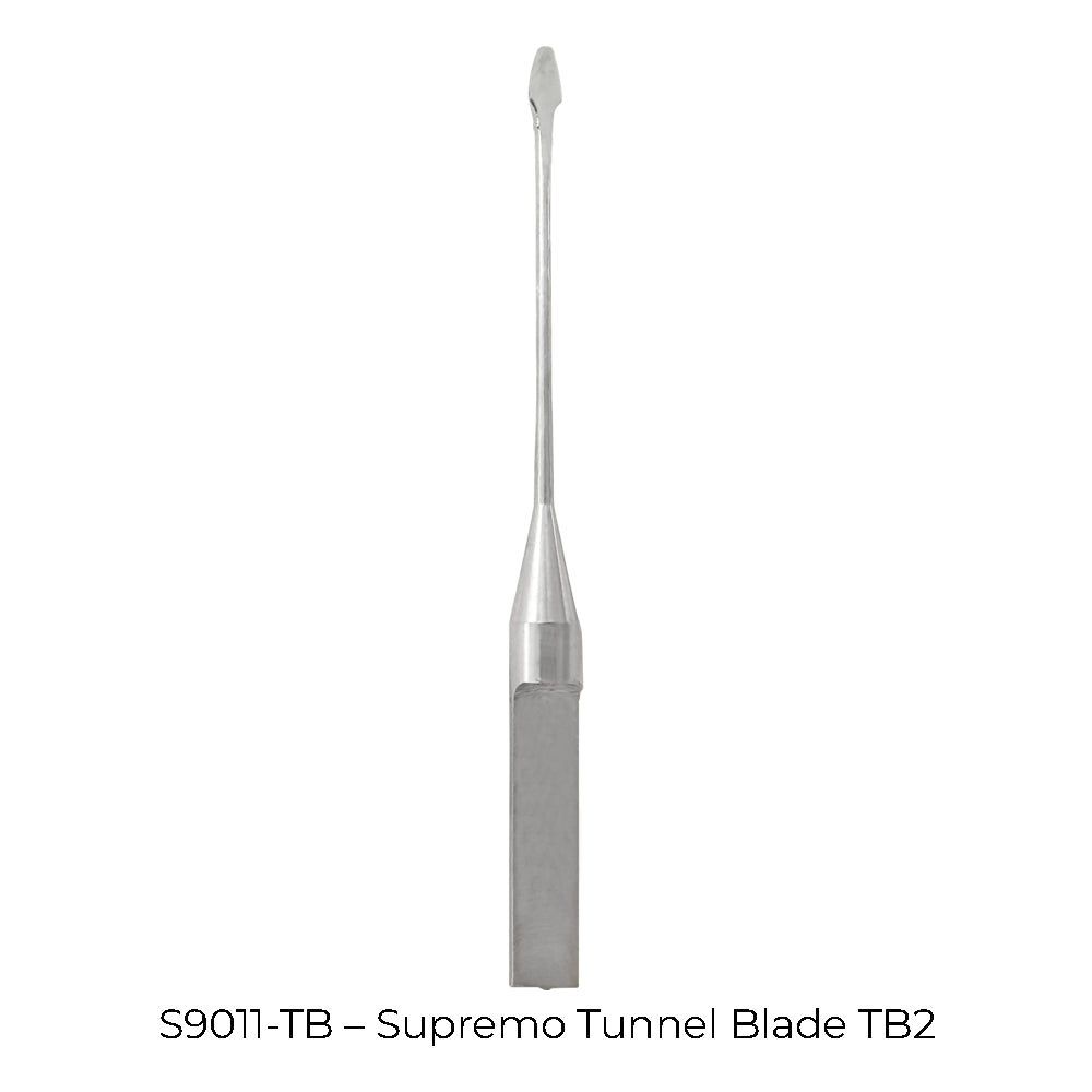 Supremo Tunnel Blade Kit – Aluminum Handle with TB1 or TB2 Micro-Blades (Box of 5)