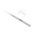 Full view of single-ended U15 Towner sickle scaler with diamond-knurled stainless steel handle, SKU 1160