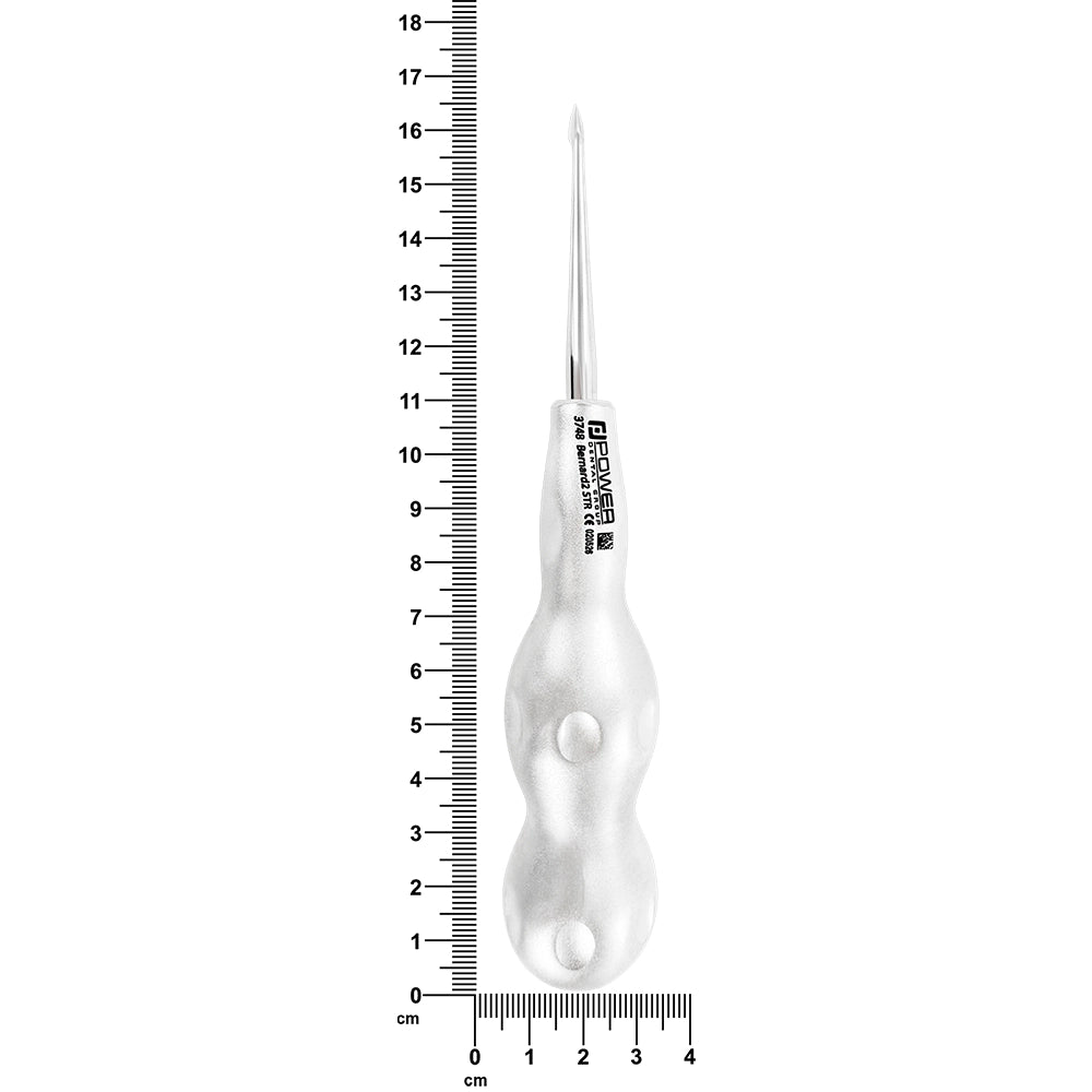 Bernard Spade Elevator 3748 Straight – length measurement image showing 6.5 in (16.5 cm)