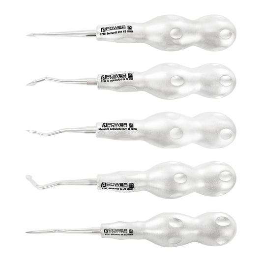 Bernard Spade Elevator Kit – Set of 5 main image with five Bernard patterns on white background