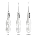 Bernard Spade Elevators 3748 Straight, 3749IN In, and 3749OUT Out – front view with ergonomic snowman handles