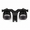 Front view of BiLumix BLUM-2 2.5× Standard macroscopic loupe showing its dual magnification lenses