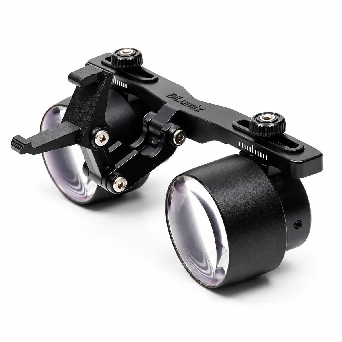 BiLumix BLUM-2A 2.5× FLEX microscopic loupe with dual magnification lenses and adjustable positioning arm
