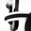 Close-up of the hook-and-loop surface inside the BiLumix white forehead plate