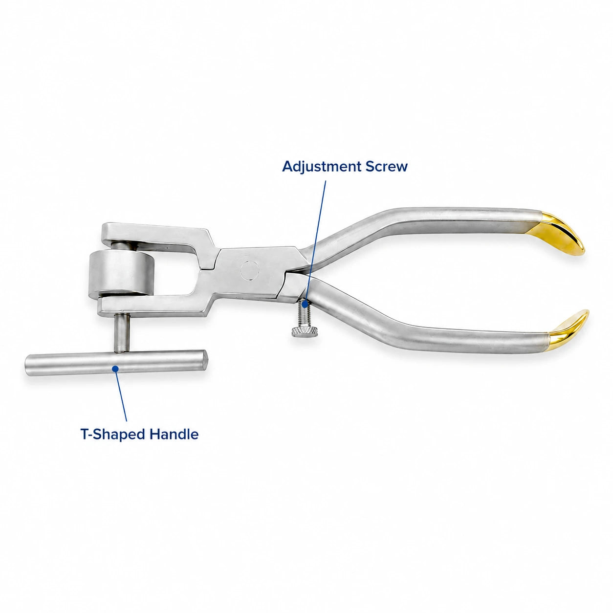 Bone Morselizer / Crusher with 16 mm Plates – adjustment mechanism and handle view