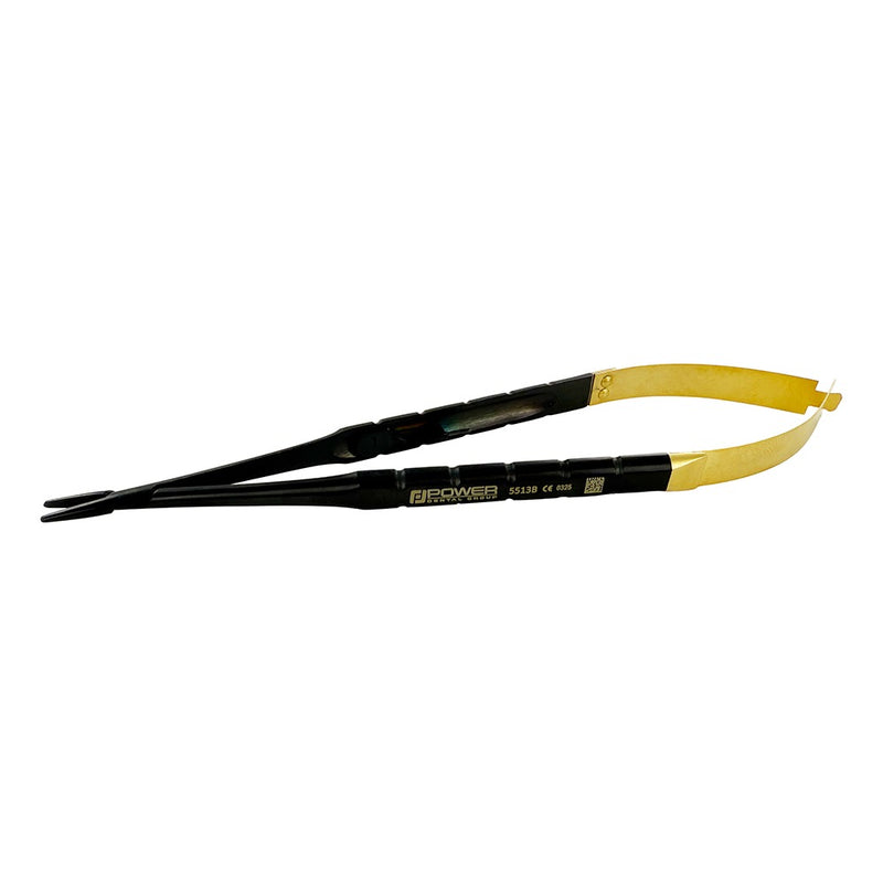 Additional product view of straight 16 cm Castroviejo Black Edition needle holder