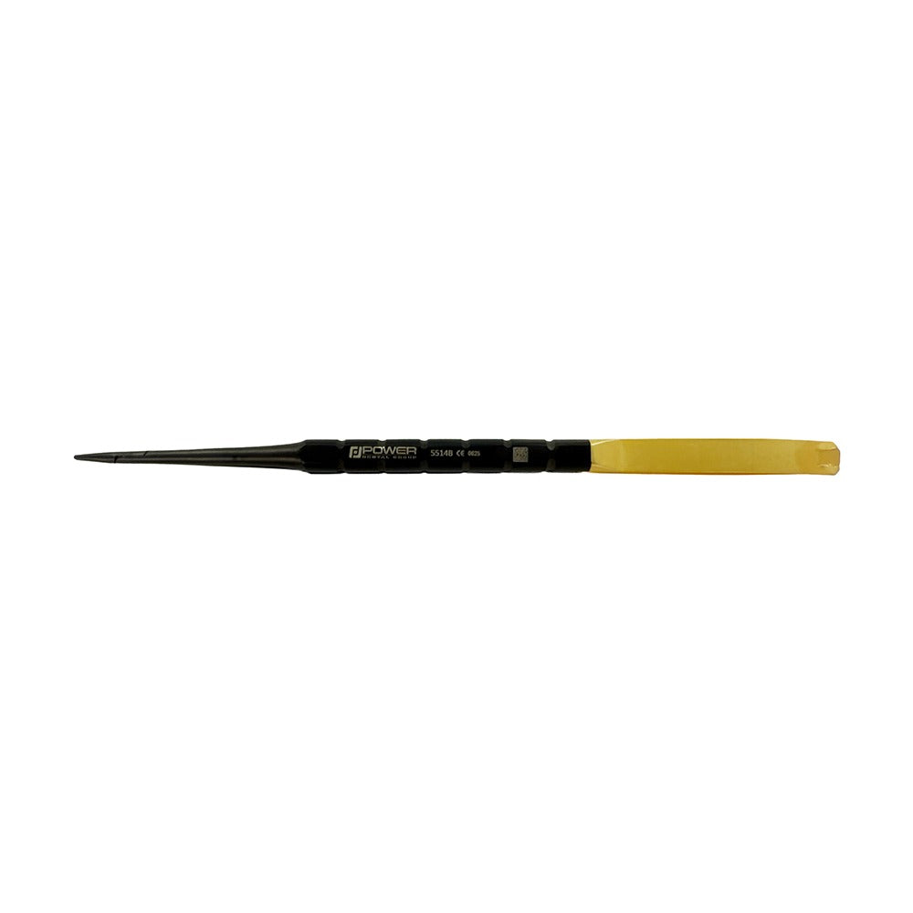 Alternate instrument view of Castroviejo Black Edition straight needle holder, 18 cm