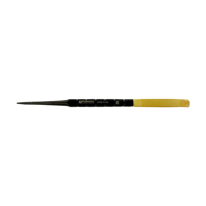 Alternate instrument view of Castroviejo Black Edition straight needle holder, 18 cm