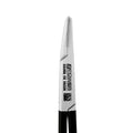 Macro detail of tungsten carbide gripping surfaces on curved Crile-Wood Black Edition needle holder