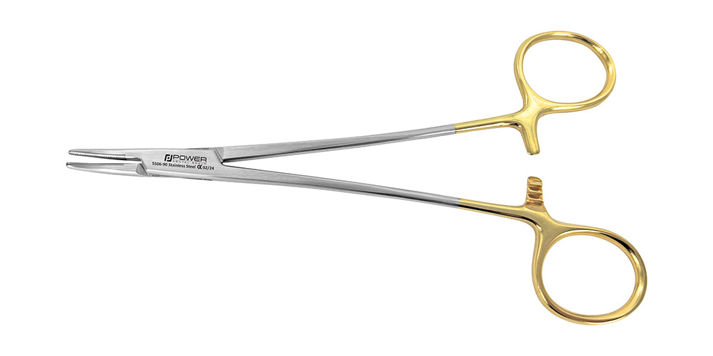 Additional view of 15 cm Crile-Wood curved-jaw tungsten carbide needle holder