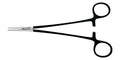 Crile-Wood straight needle holder, Black Edition, 18 cm, tungsten carbide gripping jaws, SKU 5505LB
