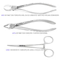 Dr. Clark Oakey General Practice Kit instruments set 3 with extraction forceps and Crile-Kelly hemostatic forceps