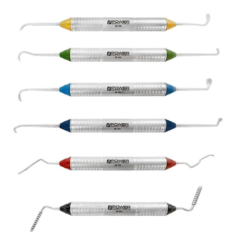 Dr. Eric Park Sinus Lift Curette Kit – Set of 6 with Cassette, full instrument lineup