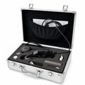 Complete Dr. Kim 4K headlamp camera system kit with camera head, receiver, battery, cables, and foot pedal
