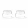 Side profile of Dr. Kim Clear Protective Headlamp Caps for compatible headlamps
