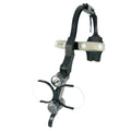 Dr. Kim LED Surgical Headlamp KIMS-BK with selected panoramic loupe in angled front view