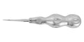 Flohr Elevator S-Sharp straight 3 mm full instrument view