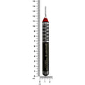 Implant Surgery Scalpel Handle Ø13 mm – Black Edition shown with ruler (14 cm length)