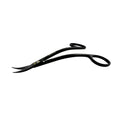 Open view of LaGrange Super Cut Suture Scissors – Double Curved – Black Titanium