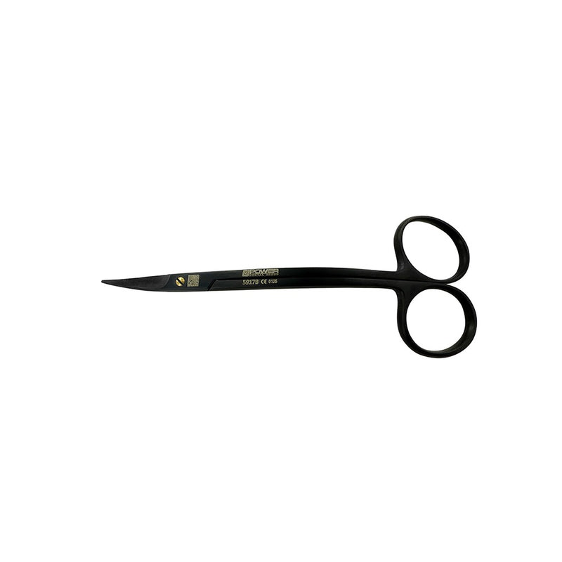 LaGrange Super Cut Suture Scissors – Double Curved, 4.5 in (11.5 cm) – Black Titanium
