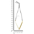 LASCHAL Universal RAPTOR Forceps with ruler showing 14.75 cm overall length