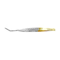 Side view of LASCHAL Universal RAPTOR Forceps with 75 degree angled working end
