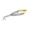 Angled view of LASCHAL RAPTOR Forceps with Thumlok locking handle