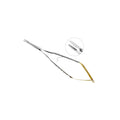 LASCHAL universal straight needle holder with Thumlok lock and tungsten carbide tips, 18 cm