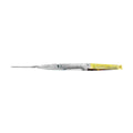 Side view of LASCHAL universal straight Thumlok needle holder, 18 cm