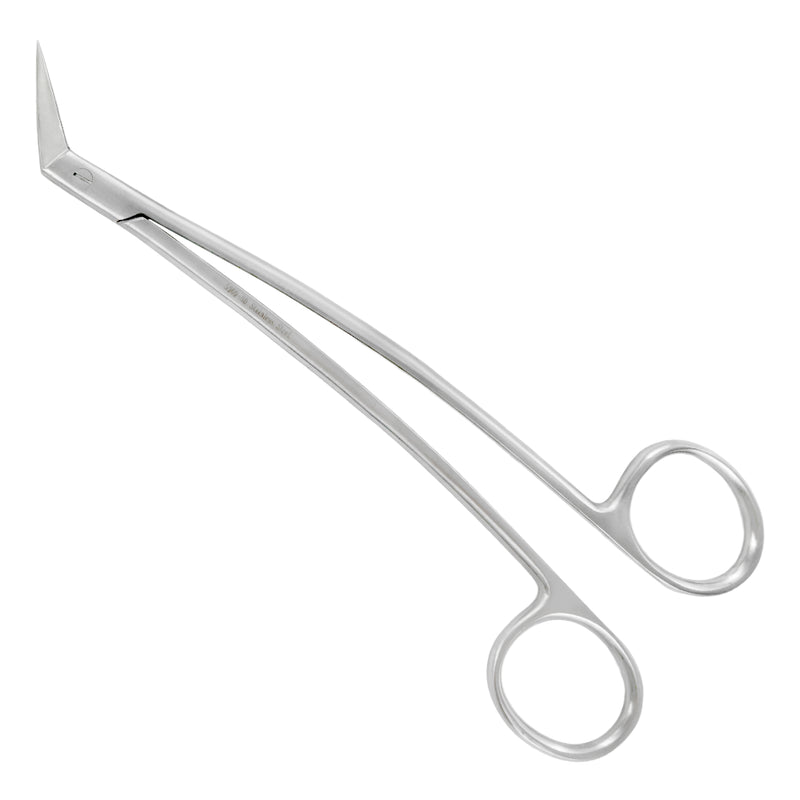 Locklin Scissors – 45° Angled, 6.6 in (16.7 cm) with pointed tips