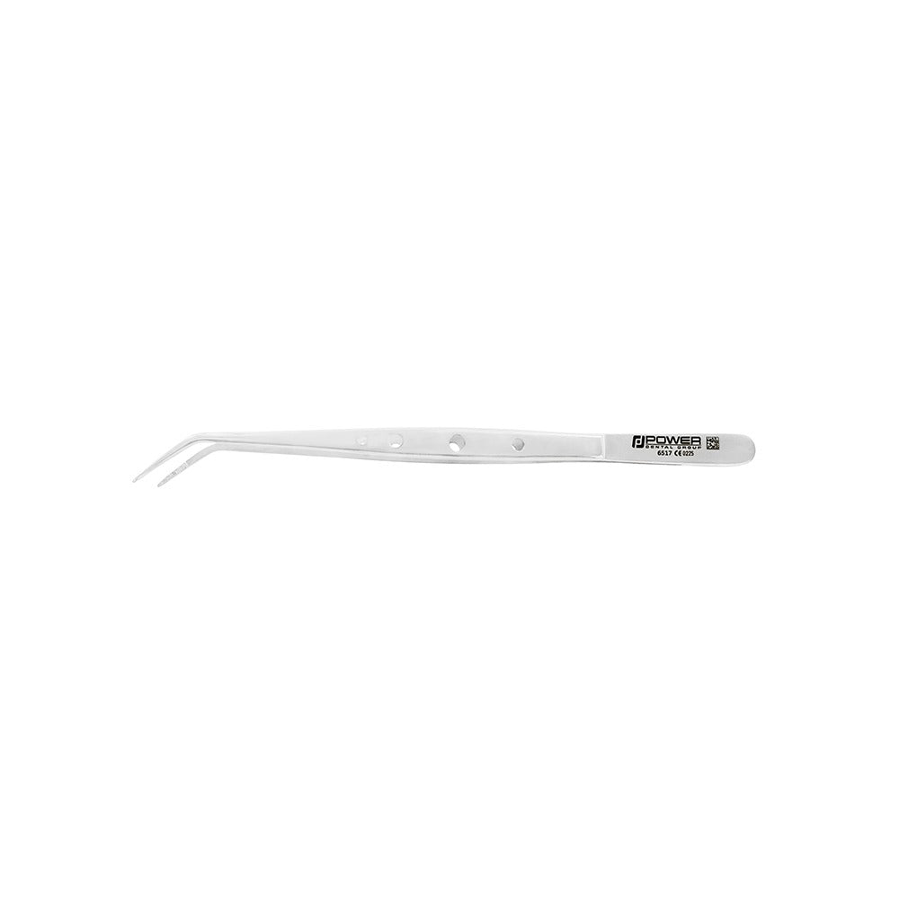 London College Tissue Forceps, angled, 15 cm (5.9 in) – SKU 6517