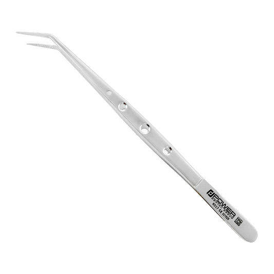 London College Tissue Forceps with angled working end, 15 cm (5.9 in) – SKU 6517