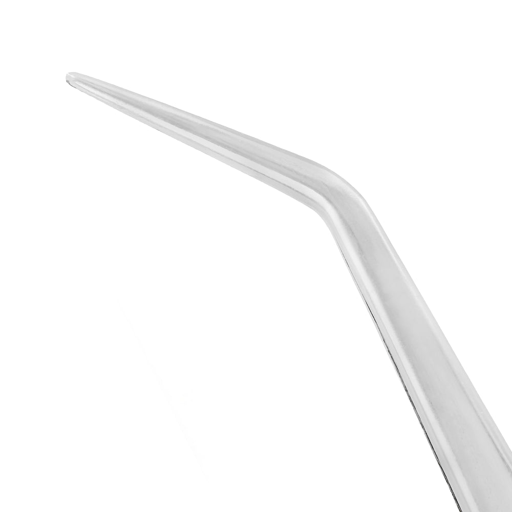 Detailed view of fine serrated jaws on London College Tissue Forceps – SKU 6517