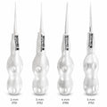 Luxator Kit – Straight Luxators 2 mm, 3 mm, 4 mm, and 5 mm Front View