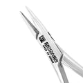 Close-up of the narrow straight jaws on Mathieu thin-tip needle holder SKU 5419